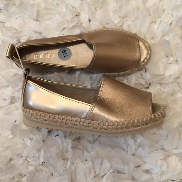 dkny open toe espadrilles